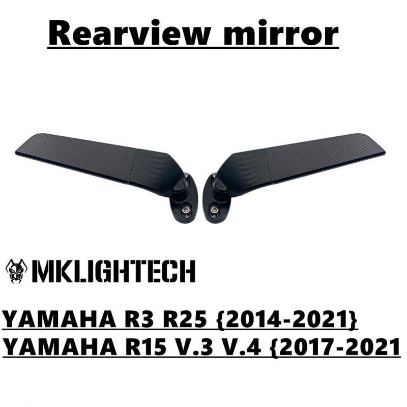 กระจกวิงหมุนปรับได้ YAMAHA  R1 / R3 / R6 / R15 กระจกมองข้าง กระจกมองหลัง งาน MK LIGHTECH  semspeed