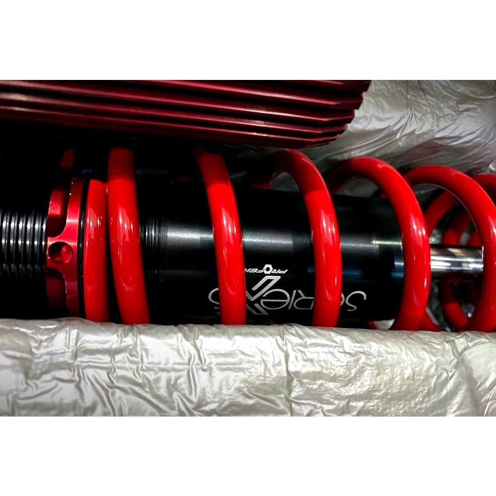 โช๊คหลัง PROFENDER X-MAX300 STD สูง350MM สปริงแดง+กระปุกแดง สปริงดำ+กระปุกดำ งานแท้100%