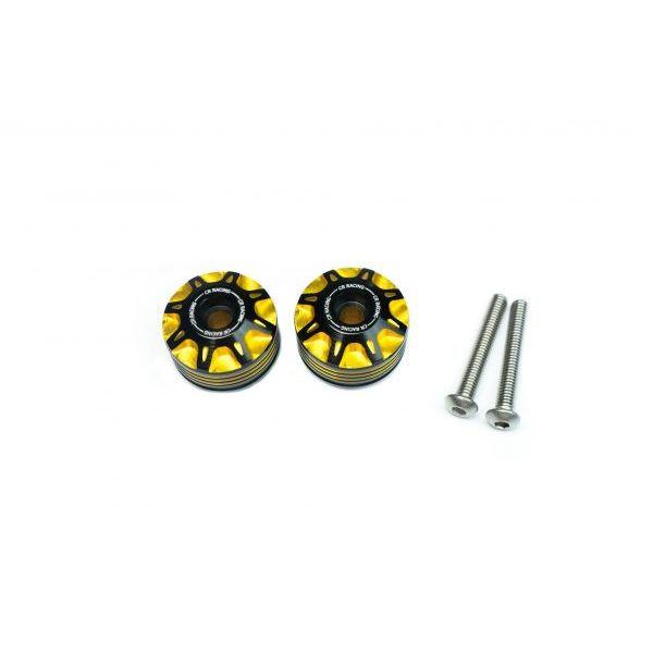 ปลายแฮนด์ CNC Dual ANODIZED HONDA LEAD-125 4V / FORZA300-350 / X-MAX-300 / ADV-150-160 / PCX150-160 CR RACING