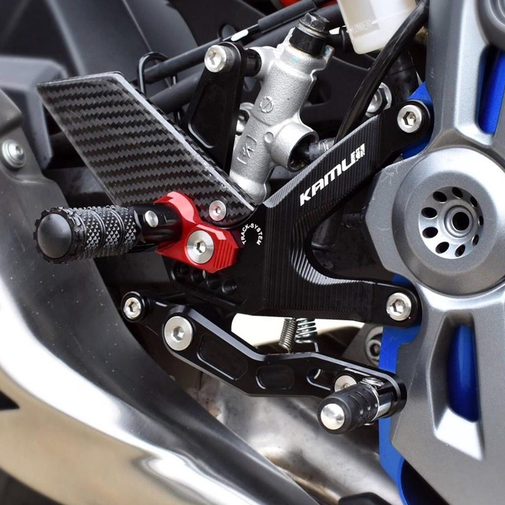 ชุดเกียร์โยง KAMUI คาร์บอนแท้ ตรงรุ่น Z900 ปรับระดับพักเท้า หัวเกียร์พับได้ พักเท้าพับได้ เกียร์โยง