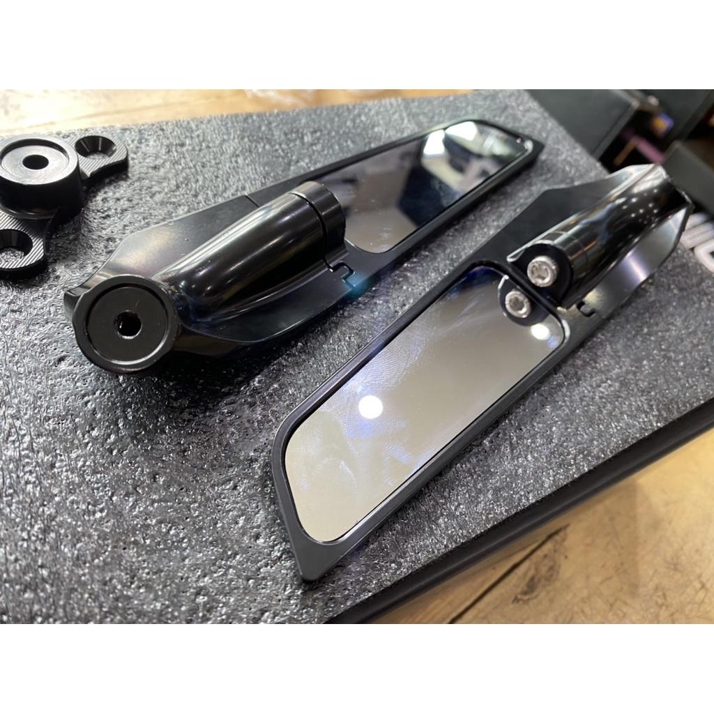 กระจกวิงหมุนปรับได้ KAWASAKI  Ninja250-650 / ZX6R / ZX10R กระจกมองข้าง กระจกมองหลัง งาน MK LIGHTECH  semspeed