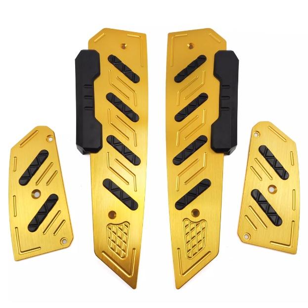 แผ่นรองพื้น มีเนียม  forza300-350  SEMSPEED พื้นพักเท้าหน้า FORZA300 FORZA350