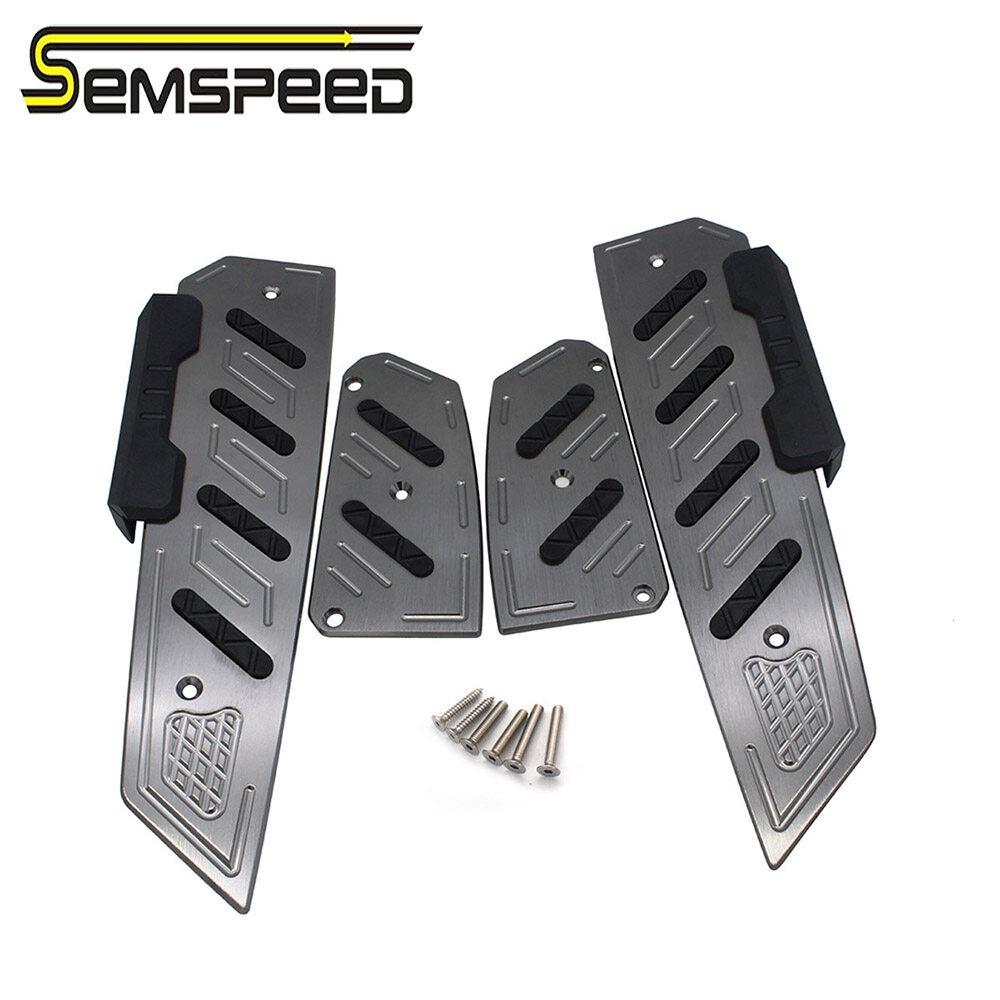 แผ่นรองพื้น มีเนียม  forza300-350  SEMSPEED พื้นพักเท้าหน้า FORZA300 FORZA350