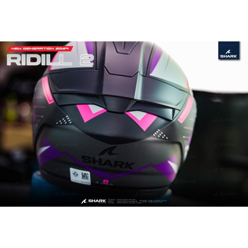 หมวกกันน็อค SHARK RIDILL 2 Bersek Mat (KVV)(H010)
