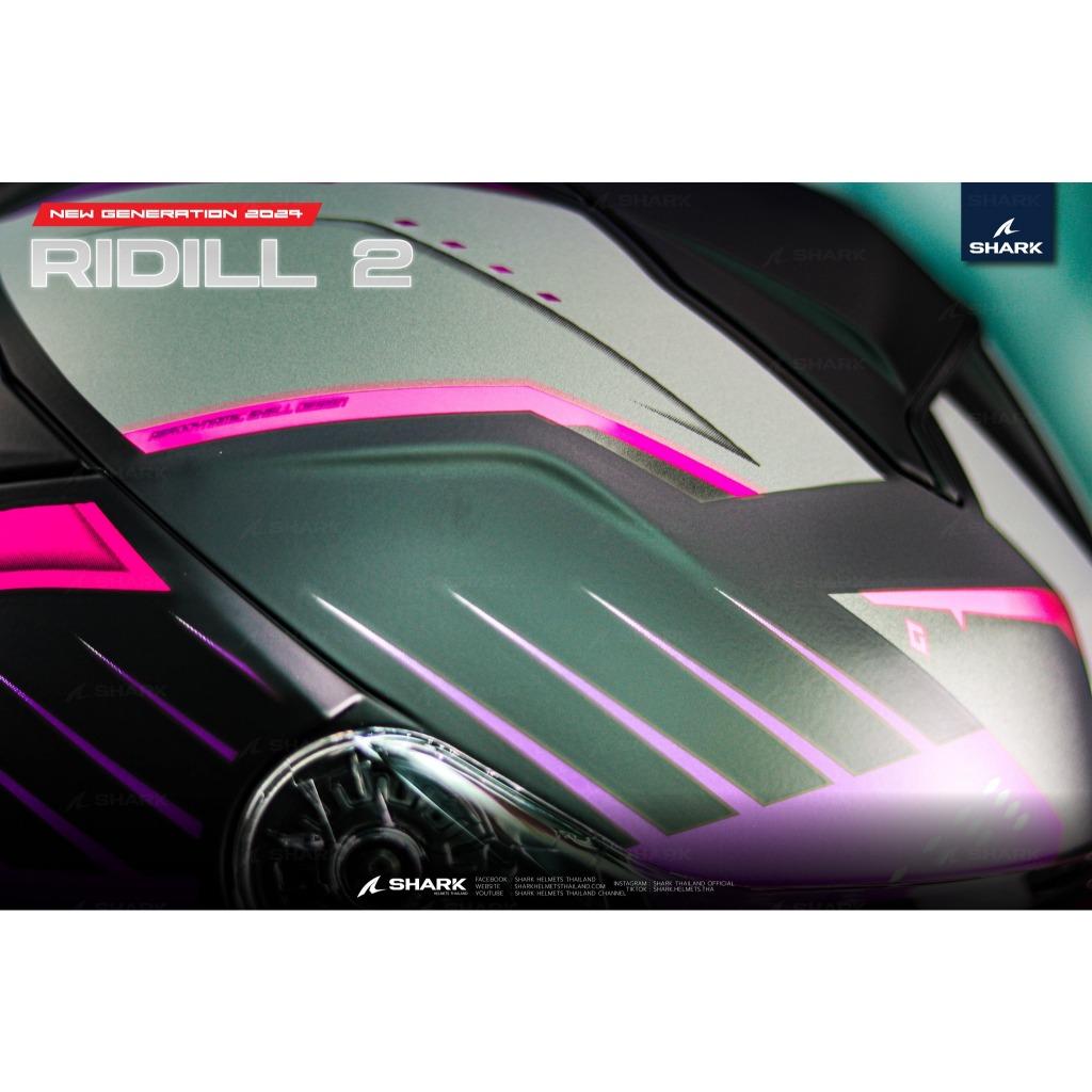 หมวกกันน็อค SHARK RIDILL 2 Bersek Mat (KVV)(H010)