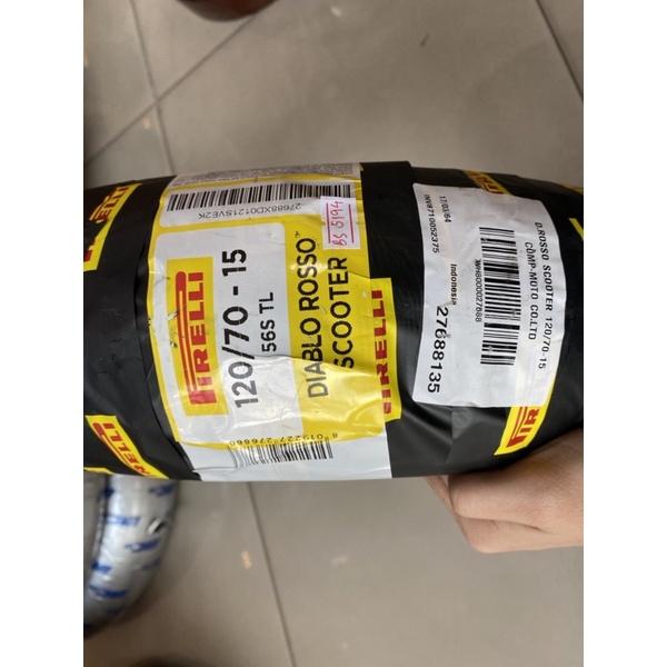 ยางนอก Pirelli 120/70-15 Diablo Rosso Scooter 56S TL