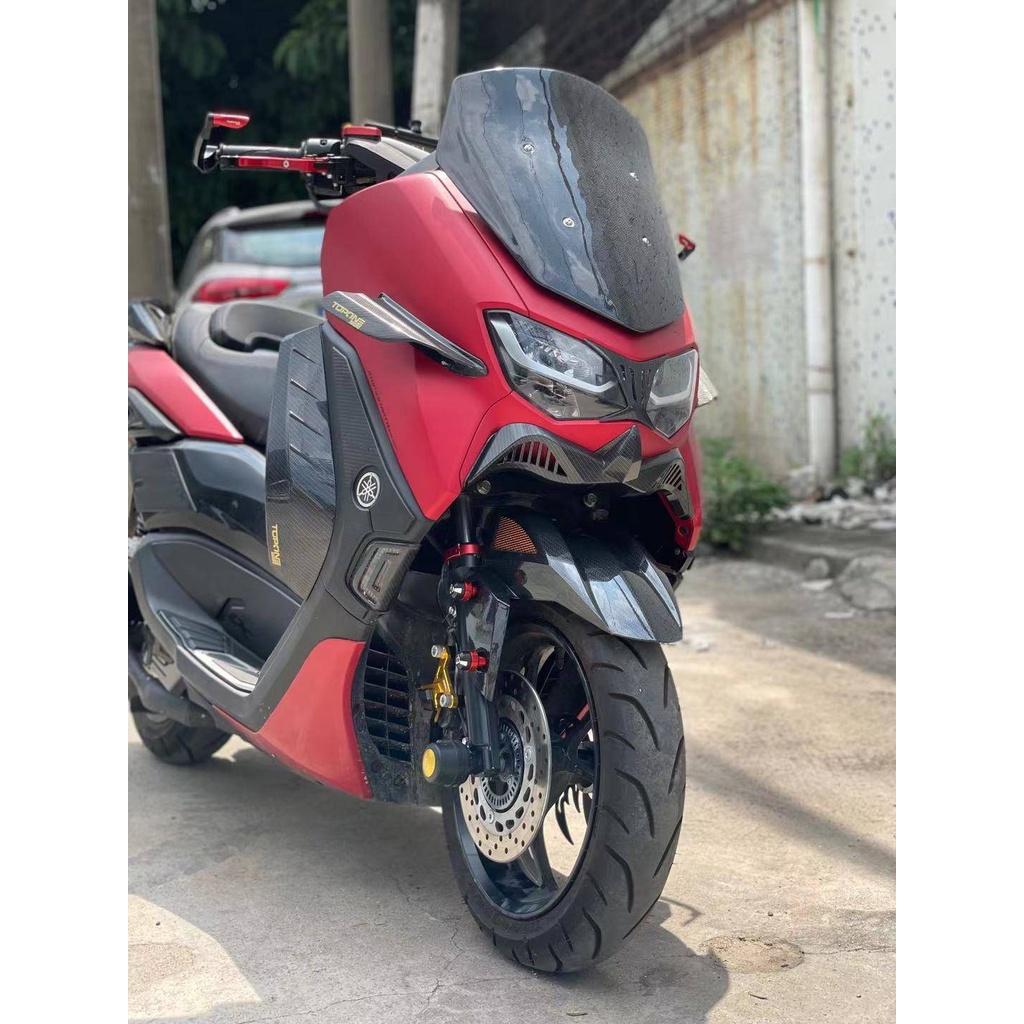 คางใต้ไฟ  Nmax 2020 2021 ABS วิงใต้คางไฟหน้า ดำ เคฟล่า ตรงรุ่น งาน SEMSPEED