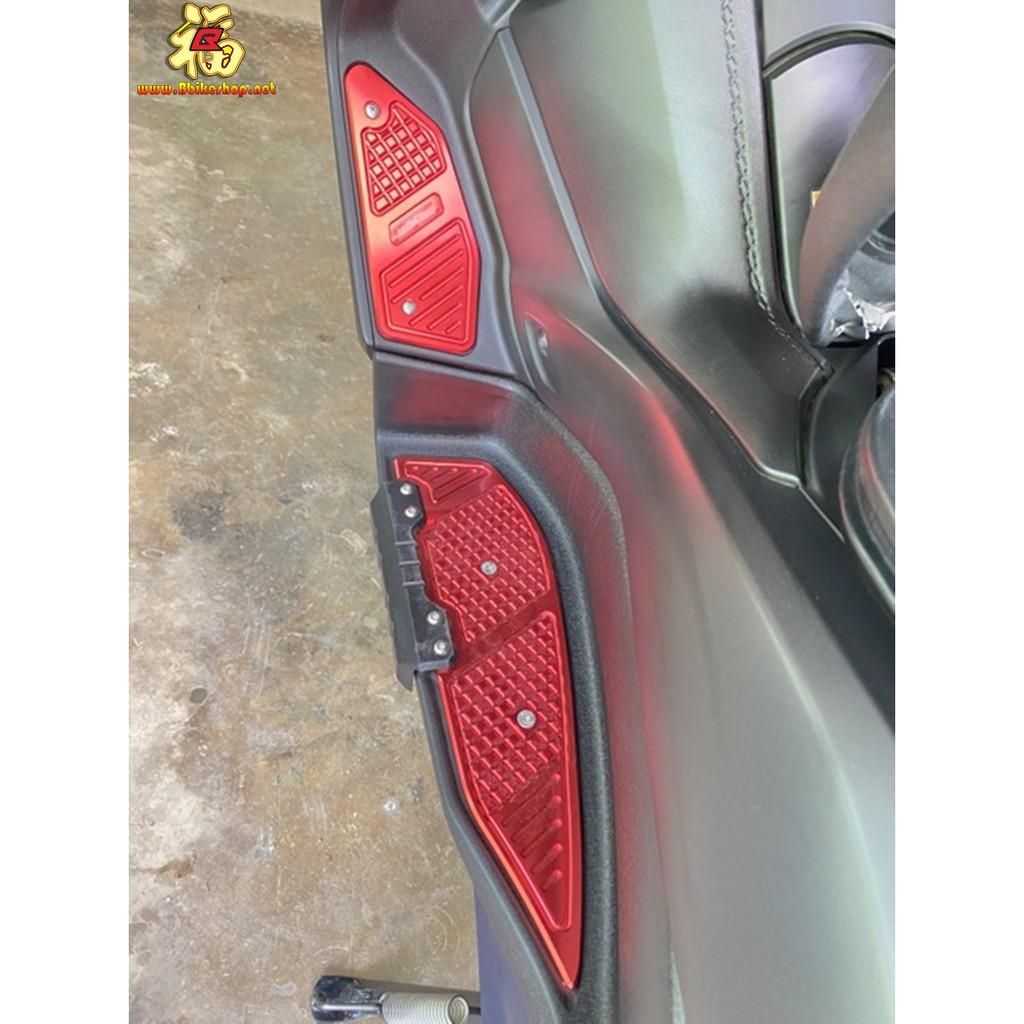 แผ่นรองพื้นพักเท้า รุ่น X-MAX GTR กันลื่น กันรอย พื้นพักเท้าหน้า อลูิมิเนียม มีกันชน