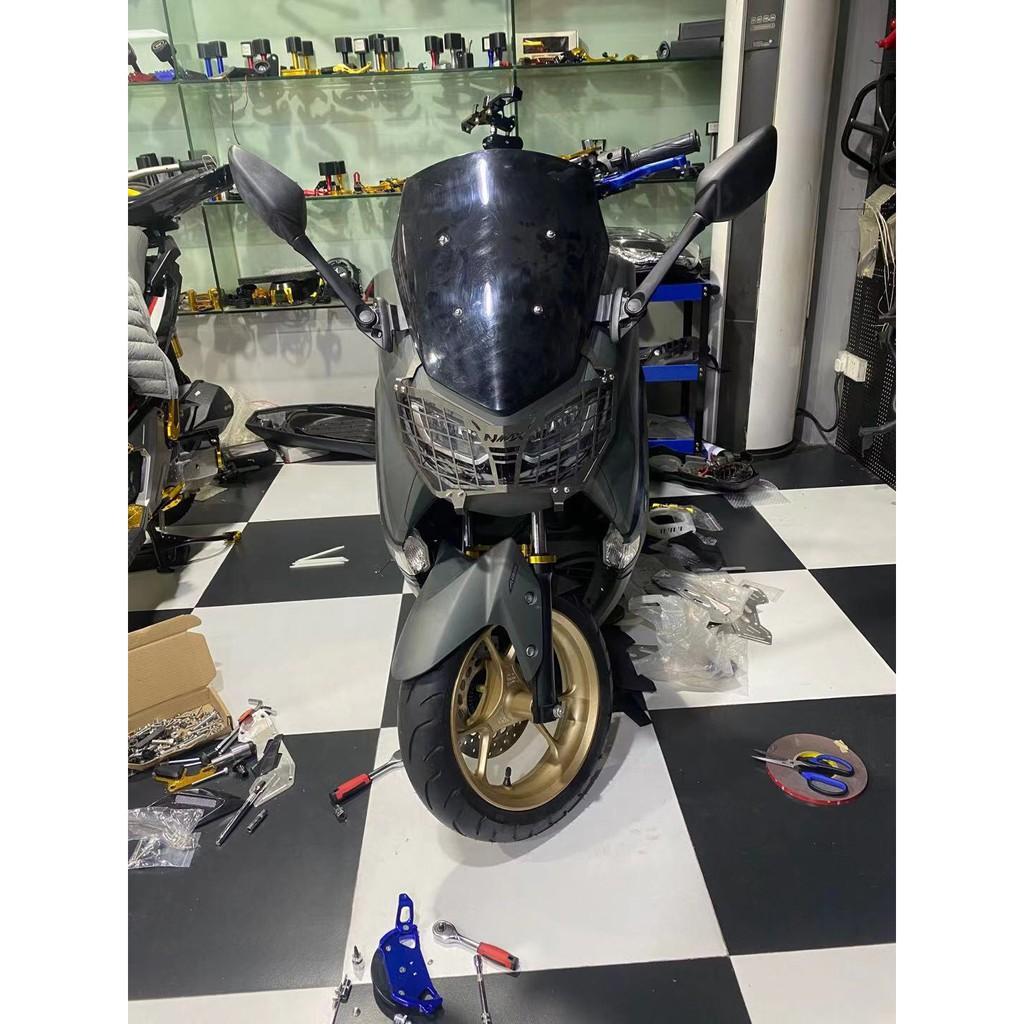 การ์ดไฟหน้า รุ่น Yamaha N-MAX 155 /2021 Semspeed ตะแกรงไฟหน้า ครอบไฟหน้า