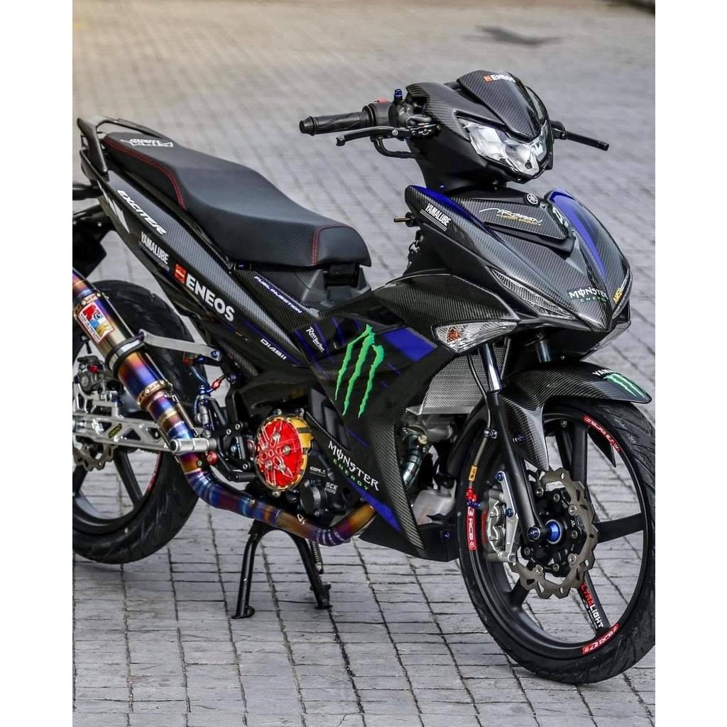 ล้อเม็ก หน้า-หลัง CR55 CARBON RIM 4.4 KG  For EXCITER150 Racing Boy/ RCB