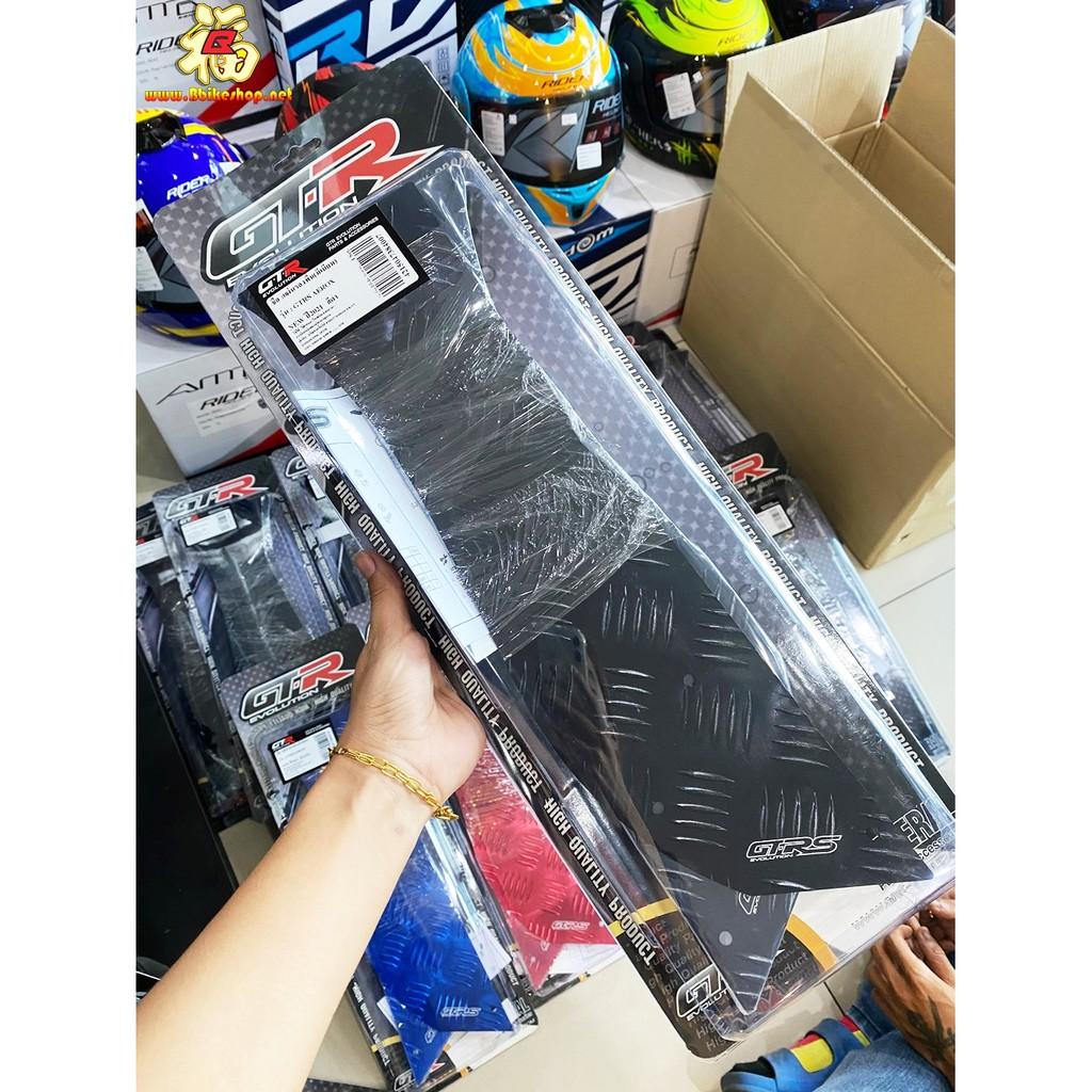 แผ่นรองพื้น มิเนียม GTR  AEROX 155 2021 NEW ที่รองเท้า พักเท้าหน้า ***