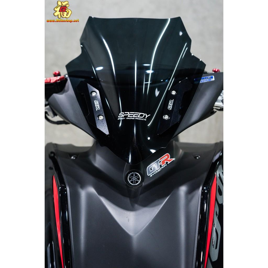 บังไมล์ ชิวหน้า AEROX155 NEW 2021 GTR หนา 2มิล YAMAHA*ใส-ฟิล์ม 03