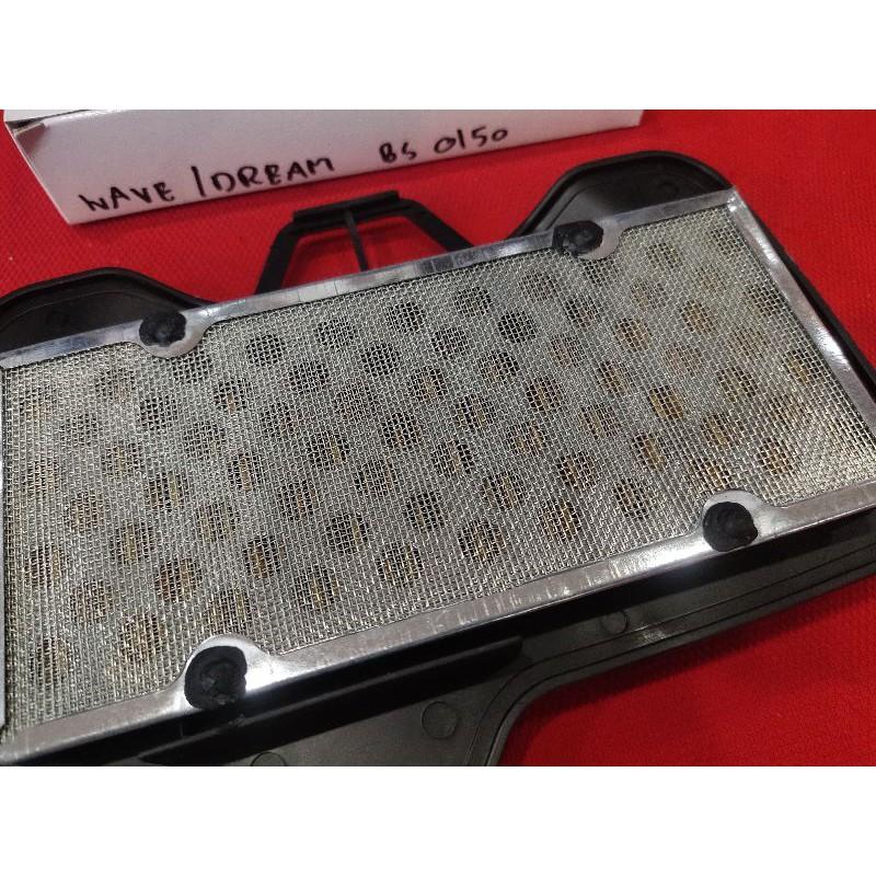 1ไส้กรองอากาศแต่ง ผ้า Honda Dream125/Wave100/125.x.s.i.  motowolf