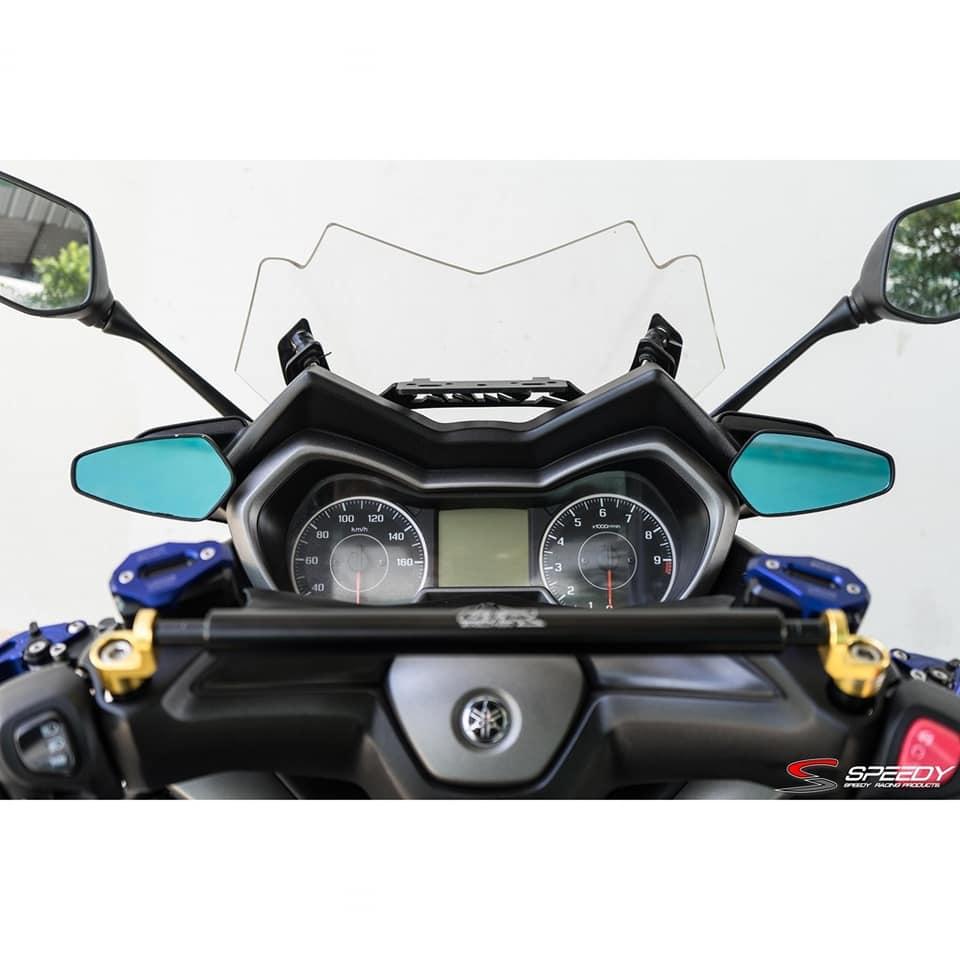 กระจกติดหน้ากาก X-MAX CRG กระจกหลบจ่า ครงรุ่น ไม่ต้องแปลง GTR