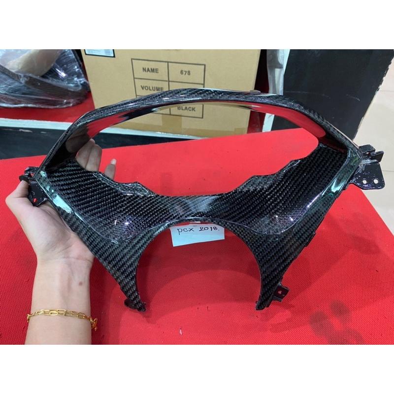 16.ครอบเรือนไมล์ ครอบหม้อน้ำ คาร์บอน Pcx2018 2019 2020 แท้100% ตรงรุ่น -ครอบไมล์แต่ง ไมล์