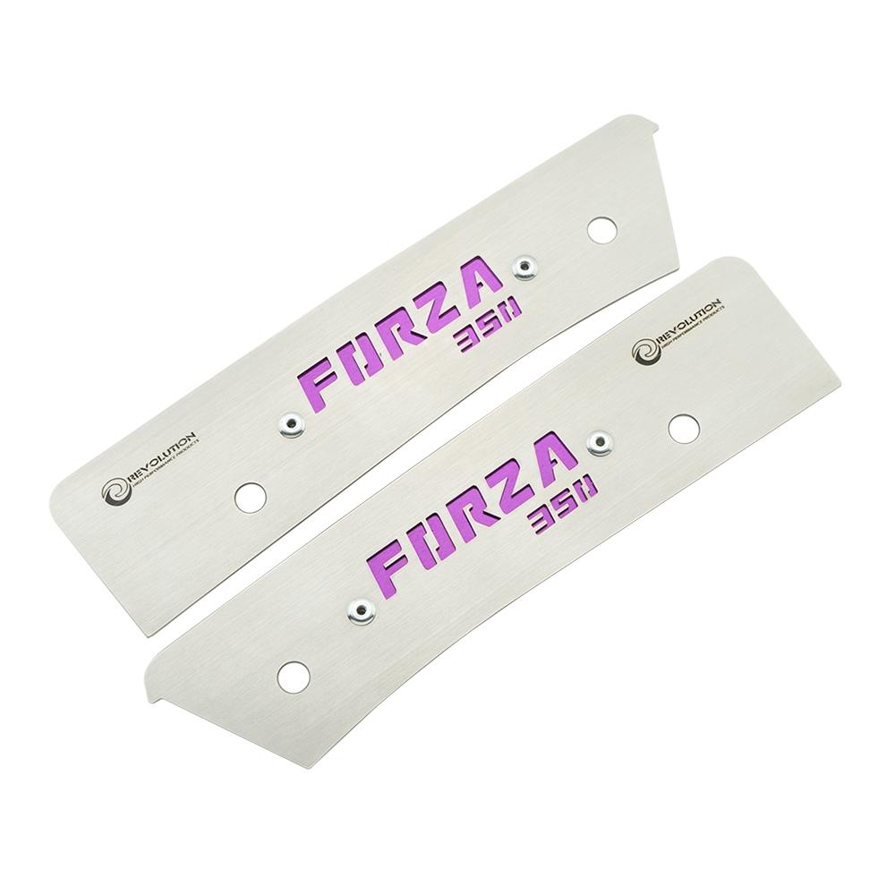 แผ่นปิดรูมือจับท้ายเบาะ สแตนเลส REVOLUTION FORZA-350 (0232)้SERU GROUB