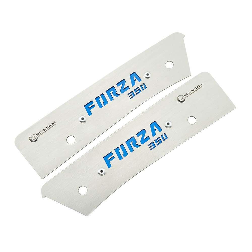 แผ่นปิดรูมือจับท้ายเบาะ สแตนเลส REVOLUTION FORZA-350 (0232)้SERU GROUB
