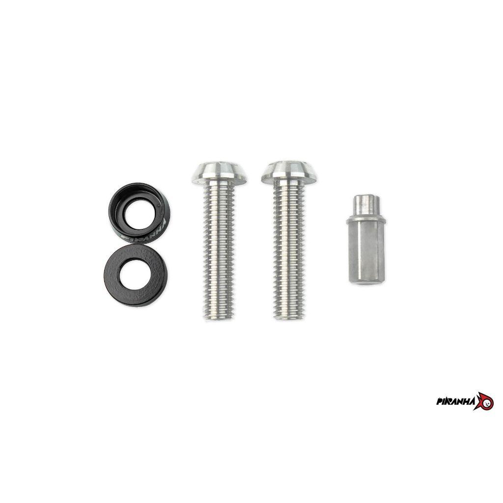 น๊อตกันขโมยโช๊คหลัง CNC M8*35 MM เกลียว 1.25 PIRANHA (021)