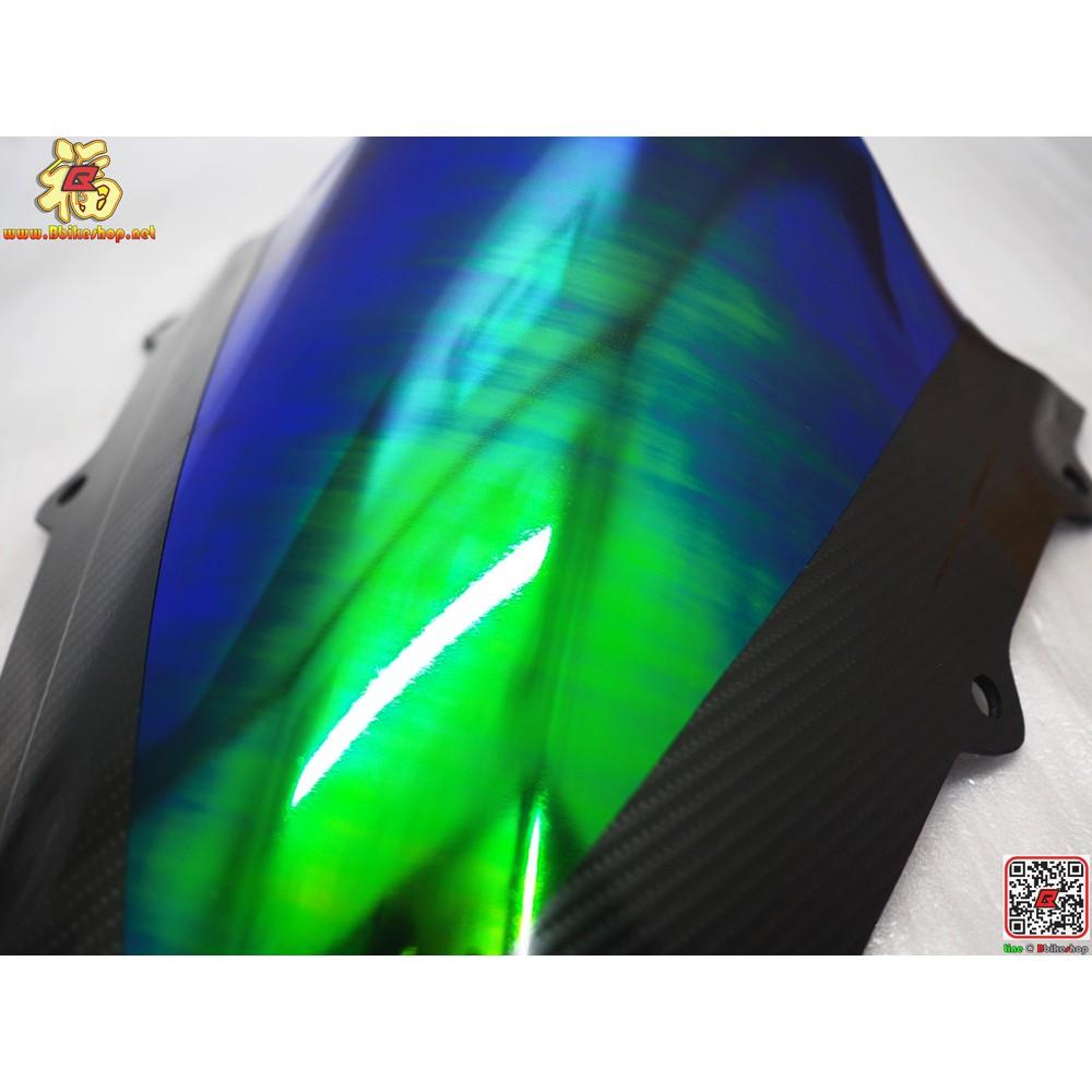 ชิวหน้าแต่งปรอท+เคฟล่ารุ้งตรงรุ่น CBR-500 เก่า ชิวแต่ง อะคริลิค ดำ
