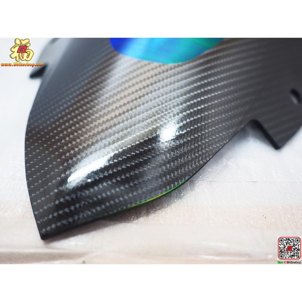 ชิวหน้าแต่งปรอท+เคฟล่ารุ้งตรงรุ่น CBR-500 เก่า ชิวแต่ง อะคริลิค ดำ
