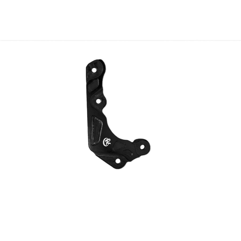 Giorno+ (ABS) CR RACING ขายึดปั๊มดิสเบรคหน้า CNC สำหรับปั๊มปักข้าง ปั๊มด้วง 2 Pot ขนาดจาน 220mm (029)