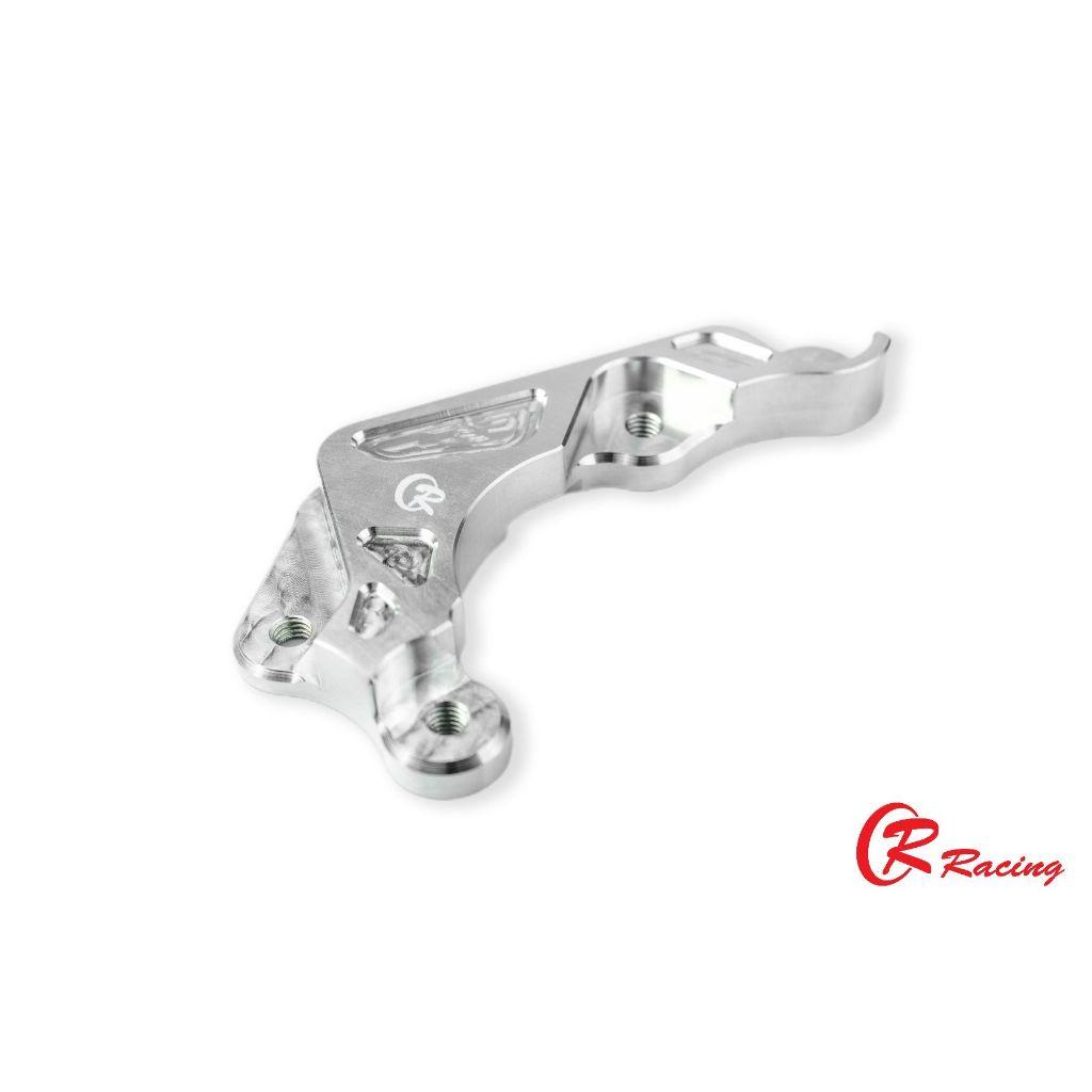 Giorno+ (ABS) CR RACING ขายึดปั๊มดิสเบรคหน้า CNC สำหรับปั๊มปักข้าง ปั๊มด้วง 2 Pot ขนาดจาน 220mm (029)