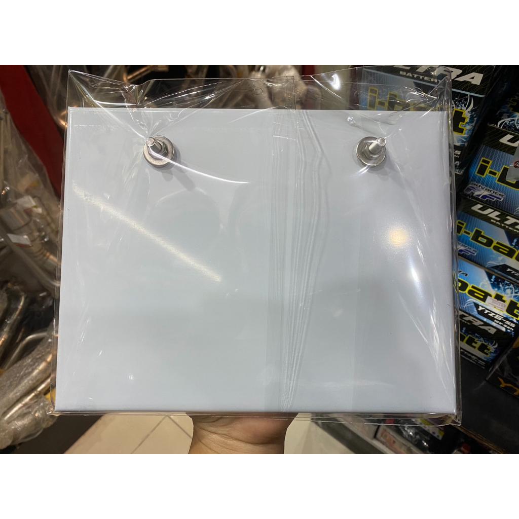 กรอบทะเบียน สแตนเลส304แท้ แบบอัด ตรงรุ่น Yamaha ป้ายทะเบียน ป้ายหลัง แผ่นป้าย เลส กรอบ