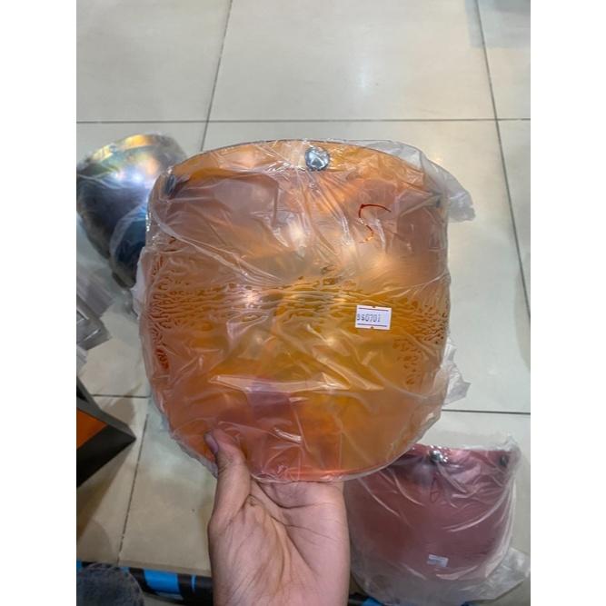 ชิลด์หน้าหมวกแต่ง หมวกทรงวินเทจ ครึ่งใบ ตรงรุ่น แบรนด์ KRE รุ่นKT66 เพียง 200บาท