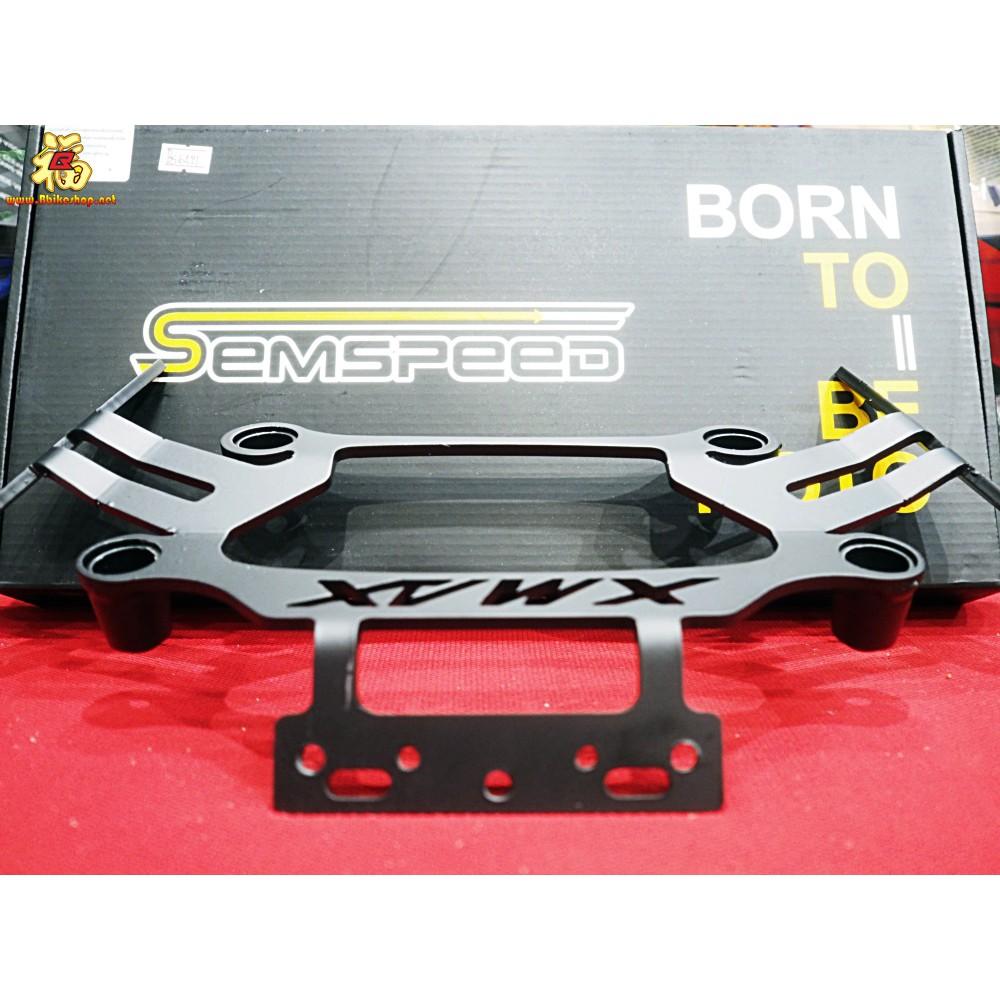 ขายึดชิวล์หน้า+ฐานยึดรูกระจก+กระจกR3 ขายึดชิวหน้า  ตรงรุ่น X-MAX งาน semspeed