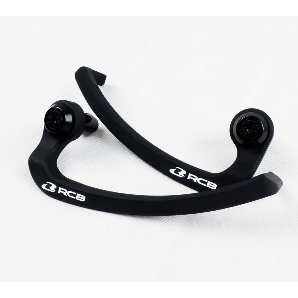 การ์ดแฮนด์ ดำด้านคู่ รุ่น GP2-V2 [SET]  Racing Boy RCB