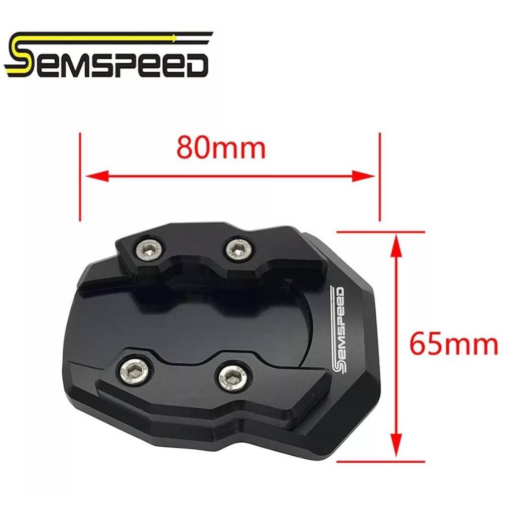 แผ่นรองขาตั้ง ตรงรุ่นADV/Forza300-350/Pcx/N-MAX2020click150AEROX1552021 งานSEMSPEED *
