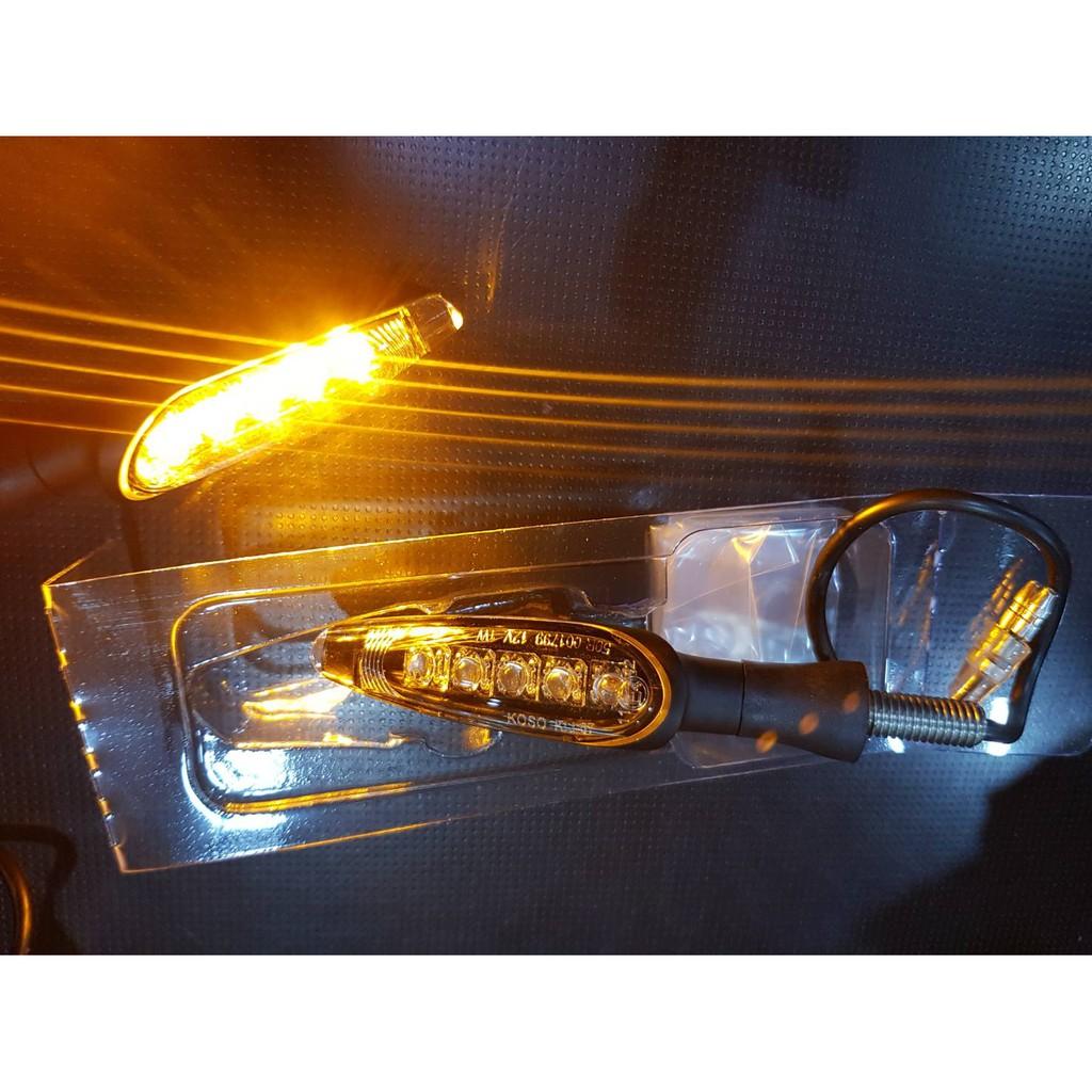 51.ไฟเลี้ยว LED KOSO แท้ unlimited  indicator LS01 ฝาสีชุบ/ฝาสีดำ เลนส์ใส สำหรับมอไซค์ทุกรุ่น /ราคาข้างละ*