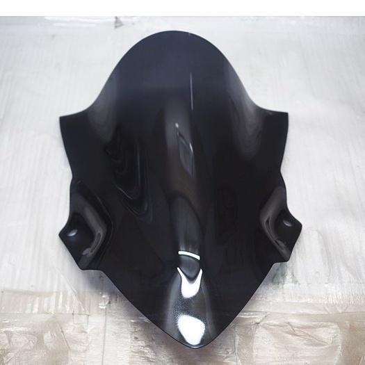 ชิวหน้า ทรงโหนก-ใหม่ ตรงรุ่น Ninja-400 ชิวหน้าอคิลิค ดำใส NINJA400 NINJA