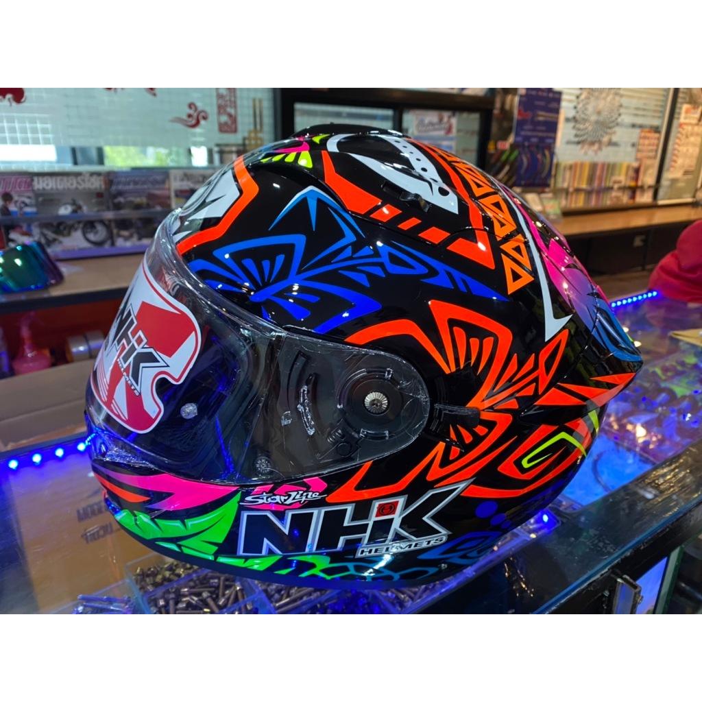 หมวกกันน็อค เต็มใบ NHK model GP PRIME #RUEDA แว่น2ชั้น แถมกระเป๋าผ้า