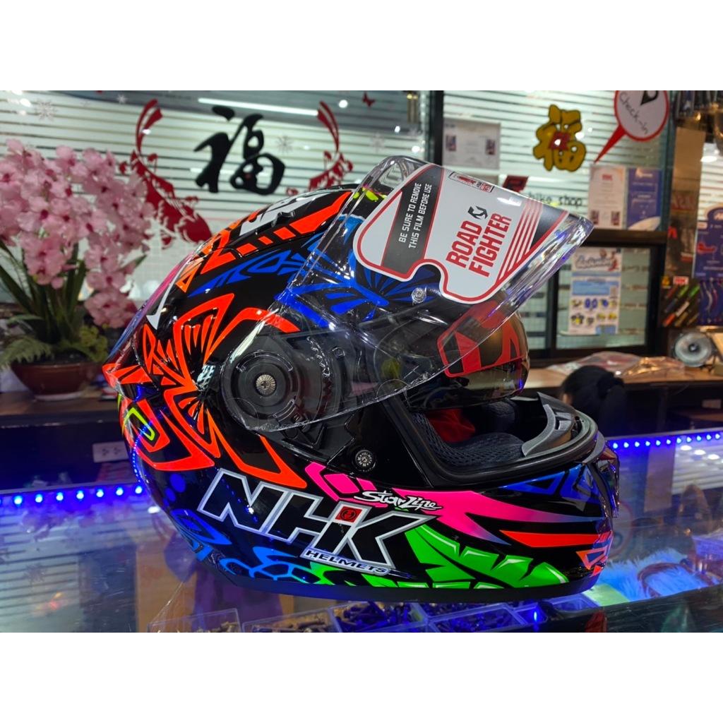 หมวกกันน็อค เต็มใบ NHK model GP PRIME #RUEDA แว่น2ชั้น แถมกระเป๋าผ้า