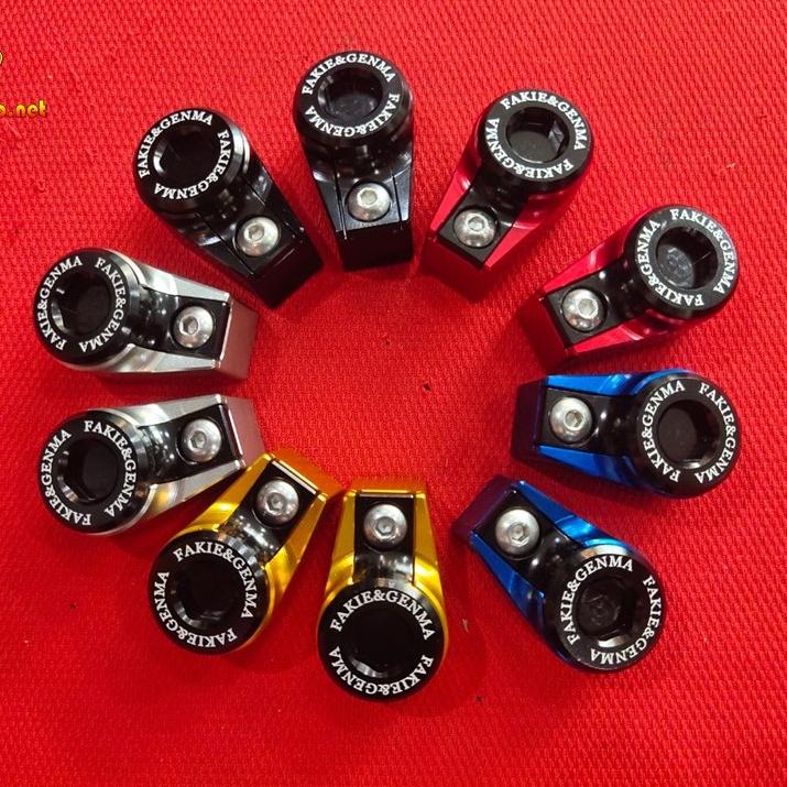 ตัวล๊อกกันขโมยโช๊ค FORZA300-350/X-MAX300/AEROX/PCX/DRONE แบรนFAKIE ฝาครอบน็อต โช๊คหลัง