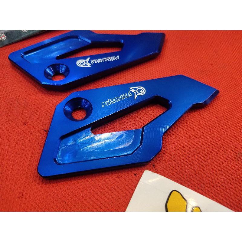 ปีกพักเท้าหลังแต่ง ตรงรุ่น M-slaz Piranha cnc คละสี