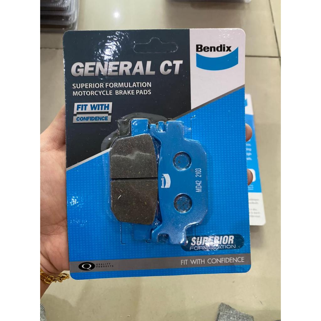 ผ้าเบรคหลัง FORZA-300 /TNT300 BENDIX ตรงรุ่น (MD42) Rหลัง