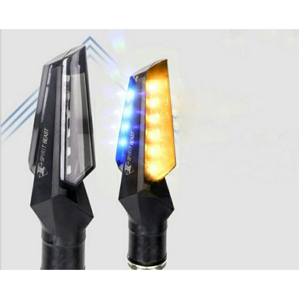 ท้ายสั้น CB650R / CBR650R 2019 แม่เหล็กพับได้+ไฟเลี้ยวSpirit L4 แท้ไฟหรี่ในตัว ตรงรุ่น * Sevenspeed