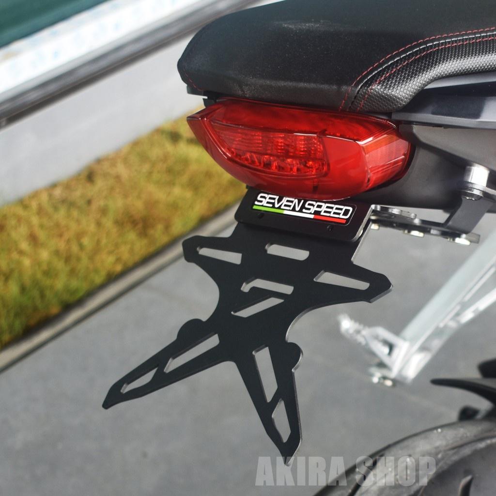 ท้ายสั้น CB650R / CBR650R 2019 แม่เหล็กพับได้+ไฟเลี้ยวSpirit L4 แท้ไฟหรี่ในตัว ตรงรุ่น * Sevenspeed
