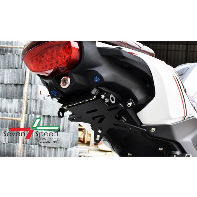 ชุดท้ายสั้น CB150R แม่เหล็กพับได้+ไฟเลี้ยวSpirit L4 แท้ไฟหรี่ในตัว ตรงรุ่น CB-150R Sevenspeed BS3965