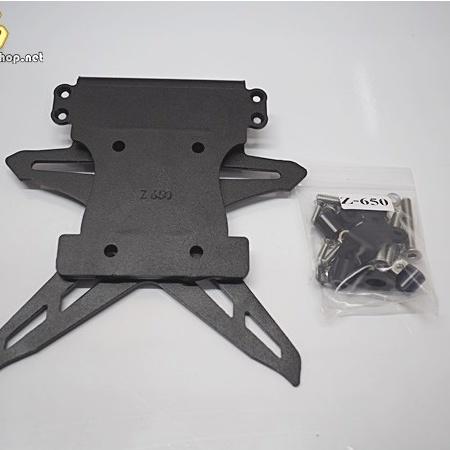 ท้ายสั้นแม่เหล็กพับได้  ไม่มีไฟส่องป้ายทะเบียน รุ่น Ninja650/Z650 New Sevenspeed BS3418