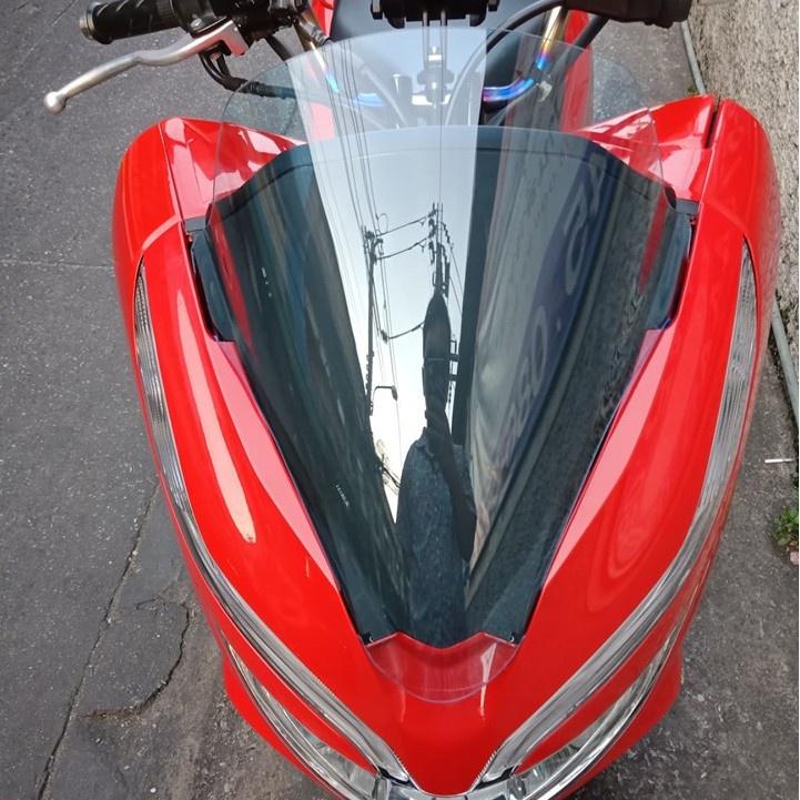 ชิวหน้า แต่ง PCX150 2018 2019 2020 ทรงเดิม ตรงรุ่นสีใส PCX