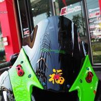 ชิวหน้า ZX6r อคิลิคดำ ทรงโหนก*แต่ง ตรงรุ่น ZX ZX6R หน้ากาก บังหน้า ชิวหน้ารถมอเตอร์ไซค์
