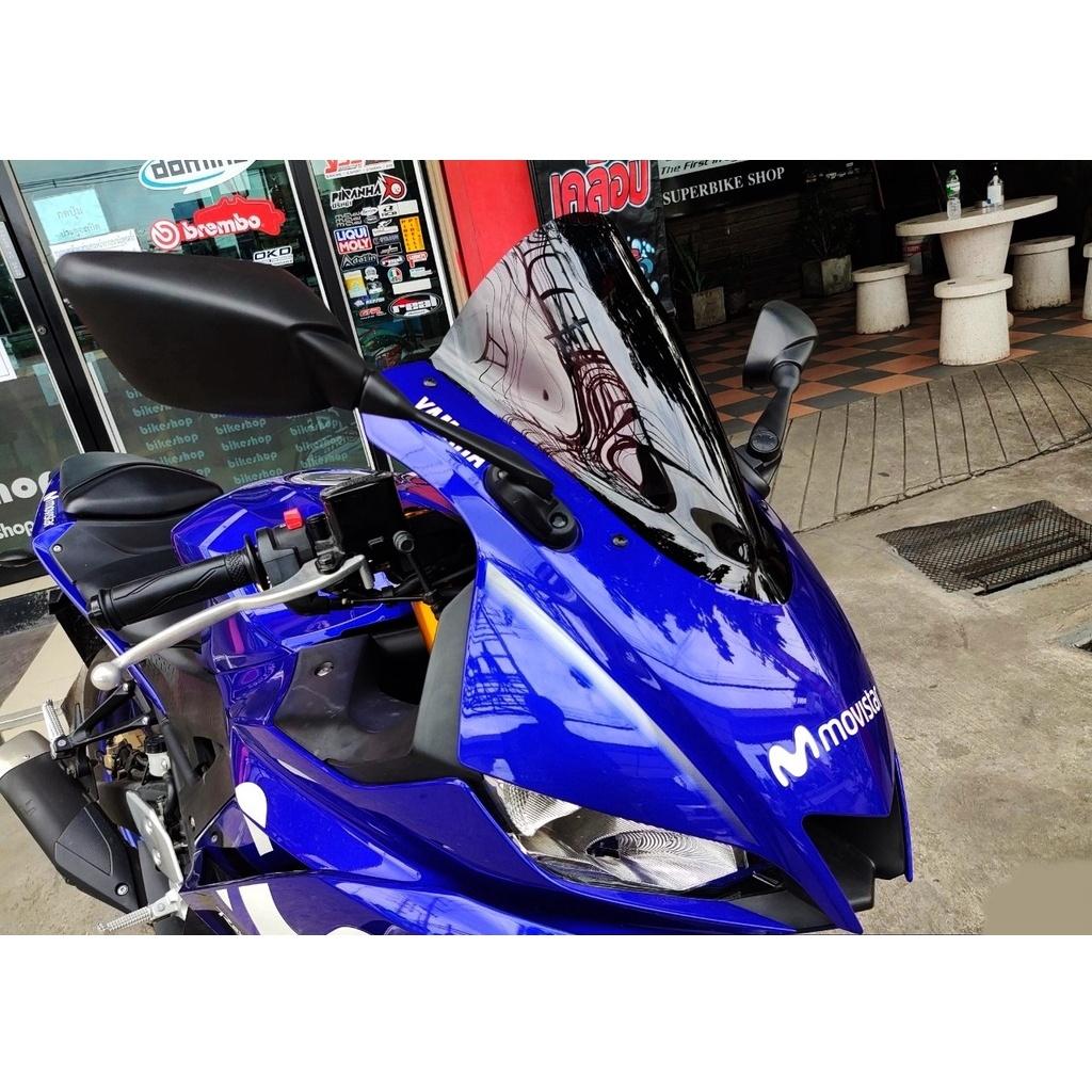 ชิวหน้าตรงรุ่น[R3 2019]ทรงโหนก อคิลิคดำ ชิวแต่ง อะคริลิค ดำ