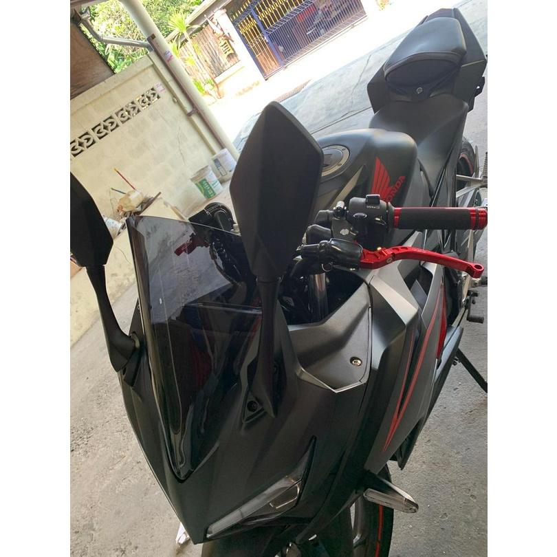 ✨ชิวหน้า แต่ง ตรงรุ่น CBR 150r 2019 ทรงโหนก อคิลิคดำ ชิวแต่ง อะคริลิค ดำ CBR150R✔️#การันตีราคาถูก