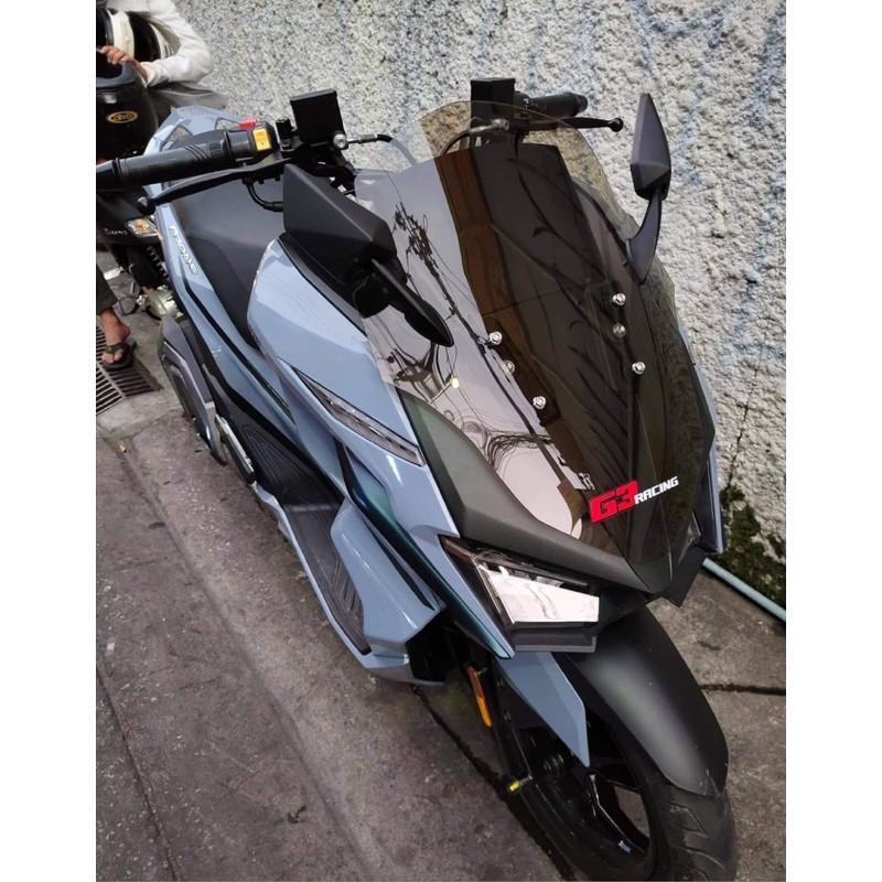 กระจกติดชิว หน้ากาก ตรงรุ่น GPX DRONE N-MAX 2020 PCX 160 PCX150 ทุกปี แข็งแรง กระจกไม่หลอกตา **
