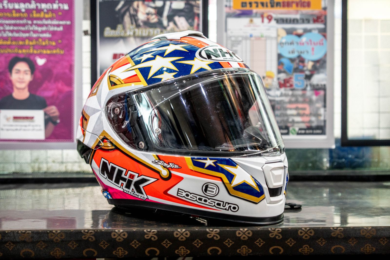 หมวกกันน็อค เต็มใบ NHK K5R Full Face ลายใหม่
