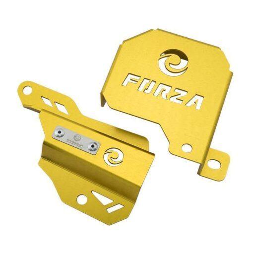 ฝาครอบคอยล์ไฟ+ครอบสายดีส (ลูมิเนียม) REVOLUTION FORZA-300, FORZA-350 NEW(0299)