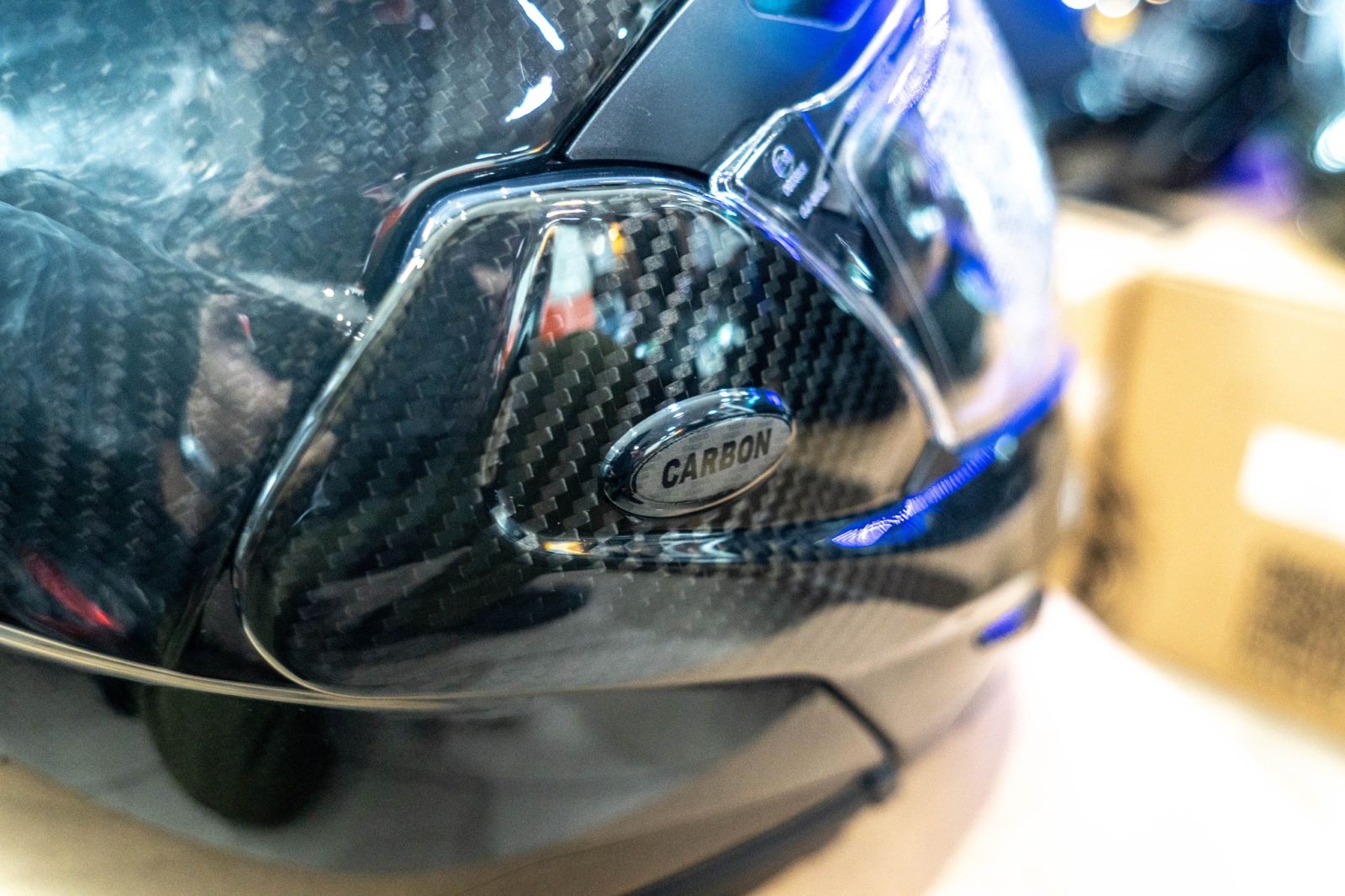 หมวกกันน็อค ZEUS ZS-3500 Clear Carbon ฟรีชิลล์ปรอท